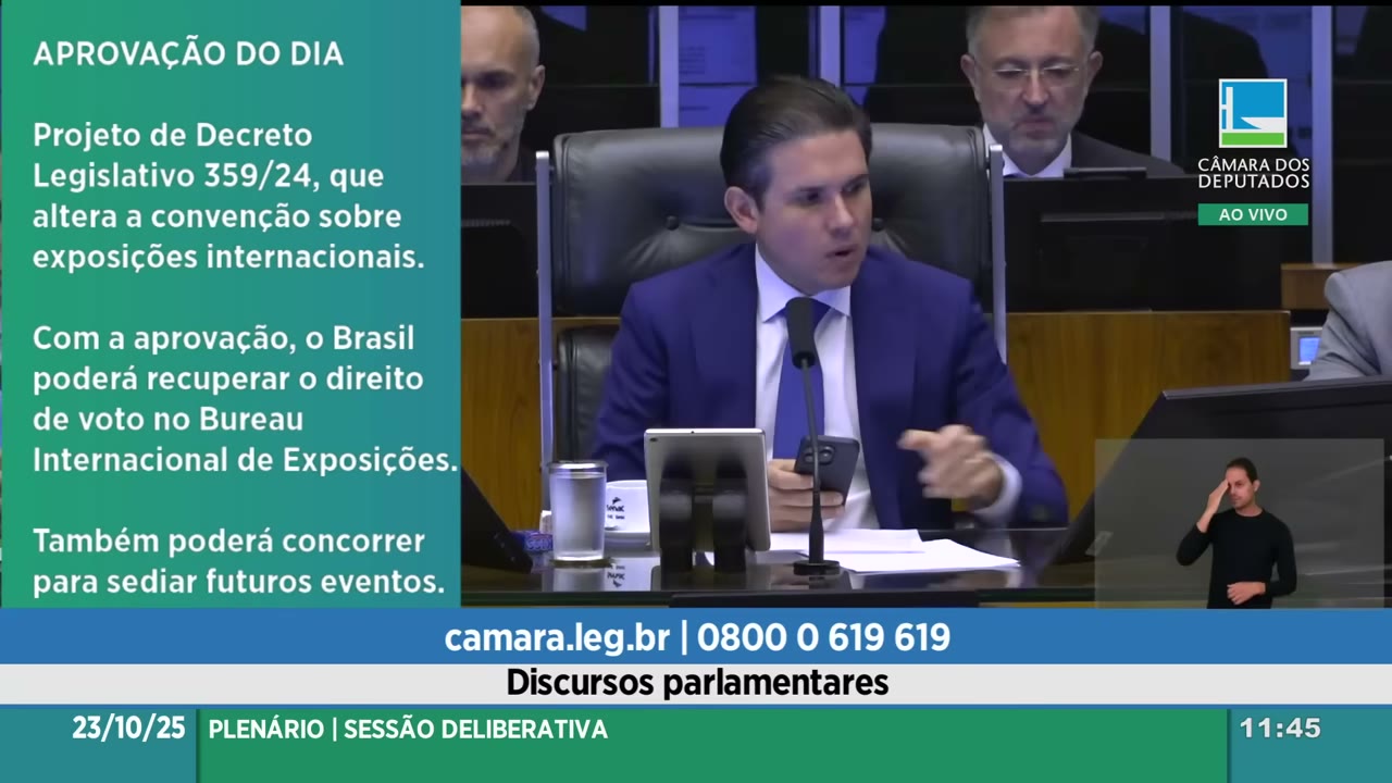 Vídeo do evento em 1:39:25