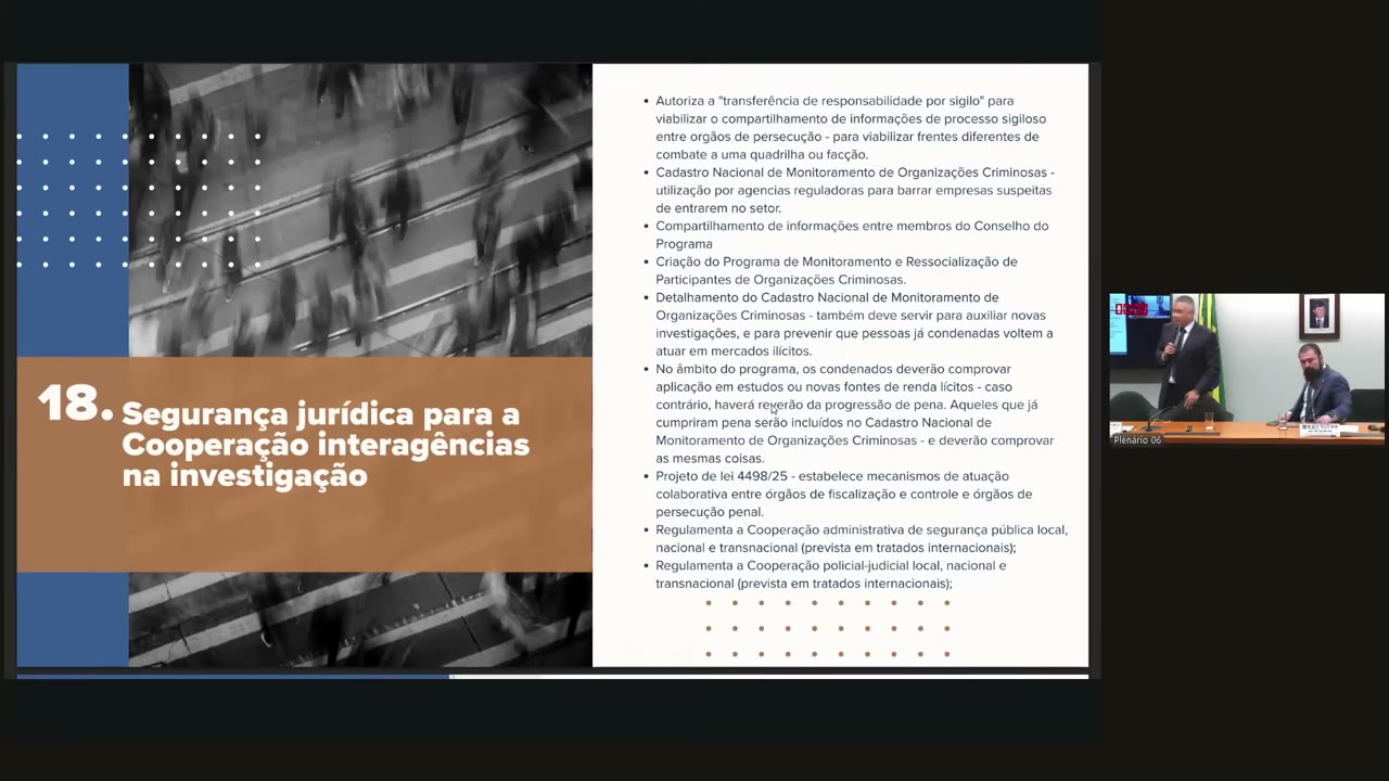 Vídeo do evento em 57:24