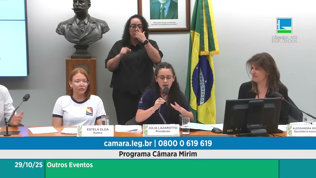 Vídeo do evento em 36:48