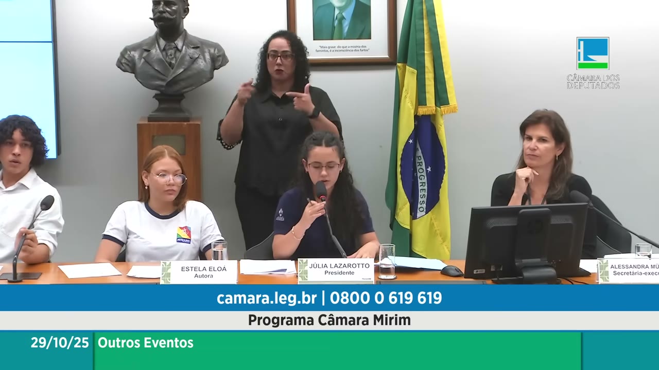 Vídeo do evento em 38:45