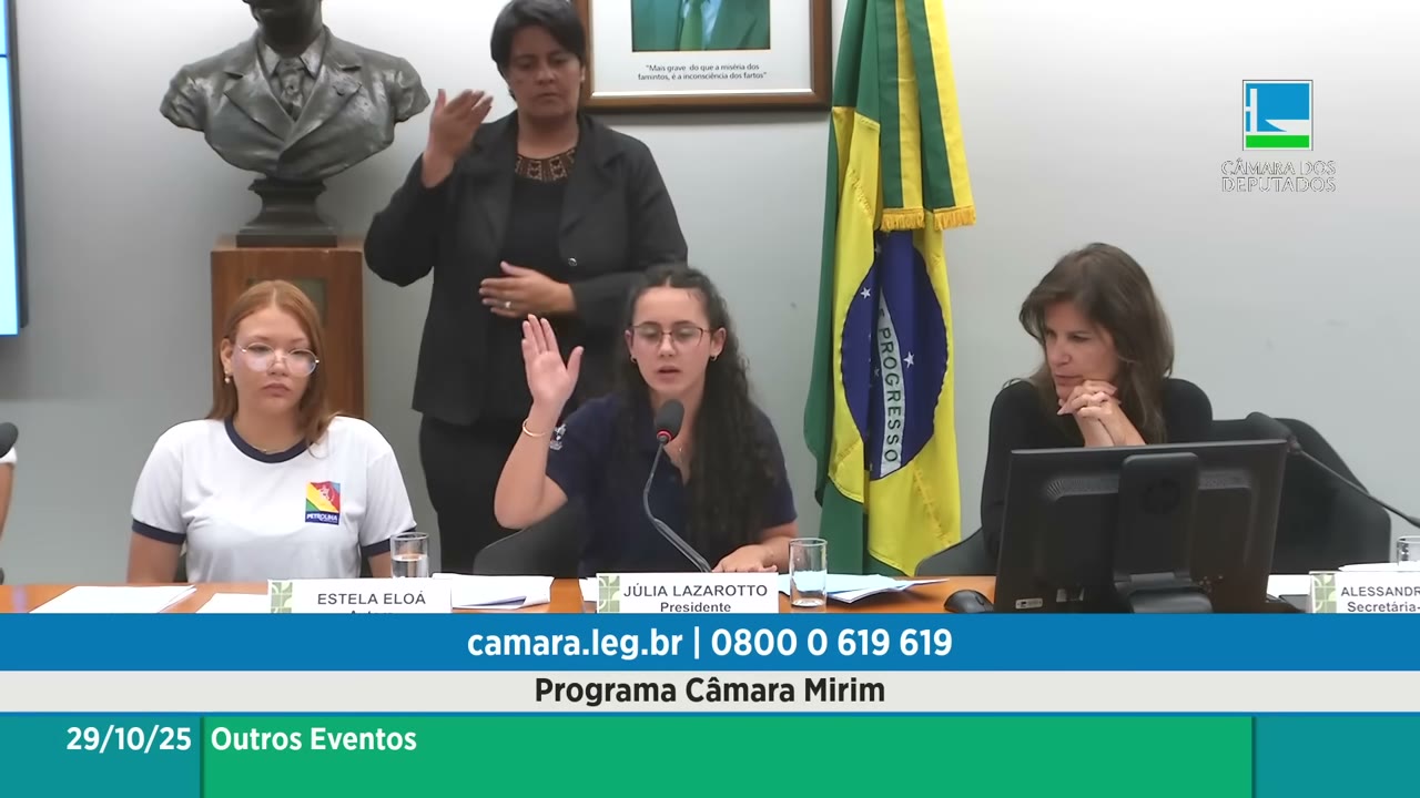 Vídeo do evento em 43:56