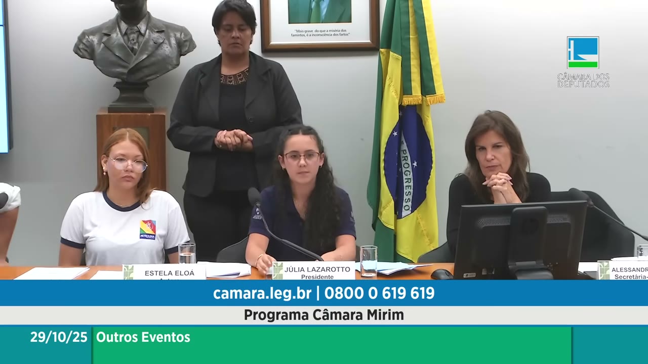 Vídeo do evento em 44:02
