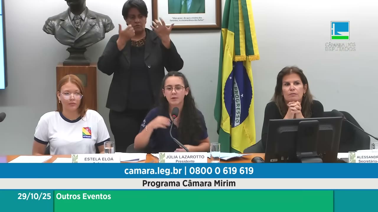 Vídeo do evento em 44:57