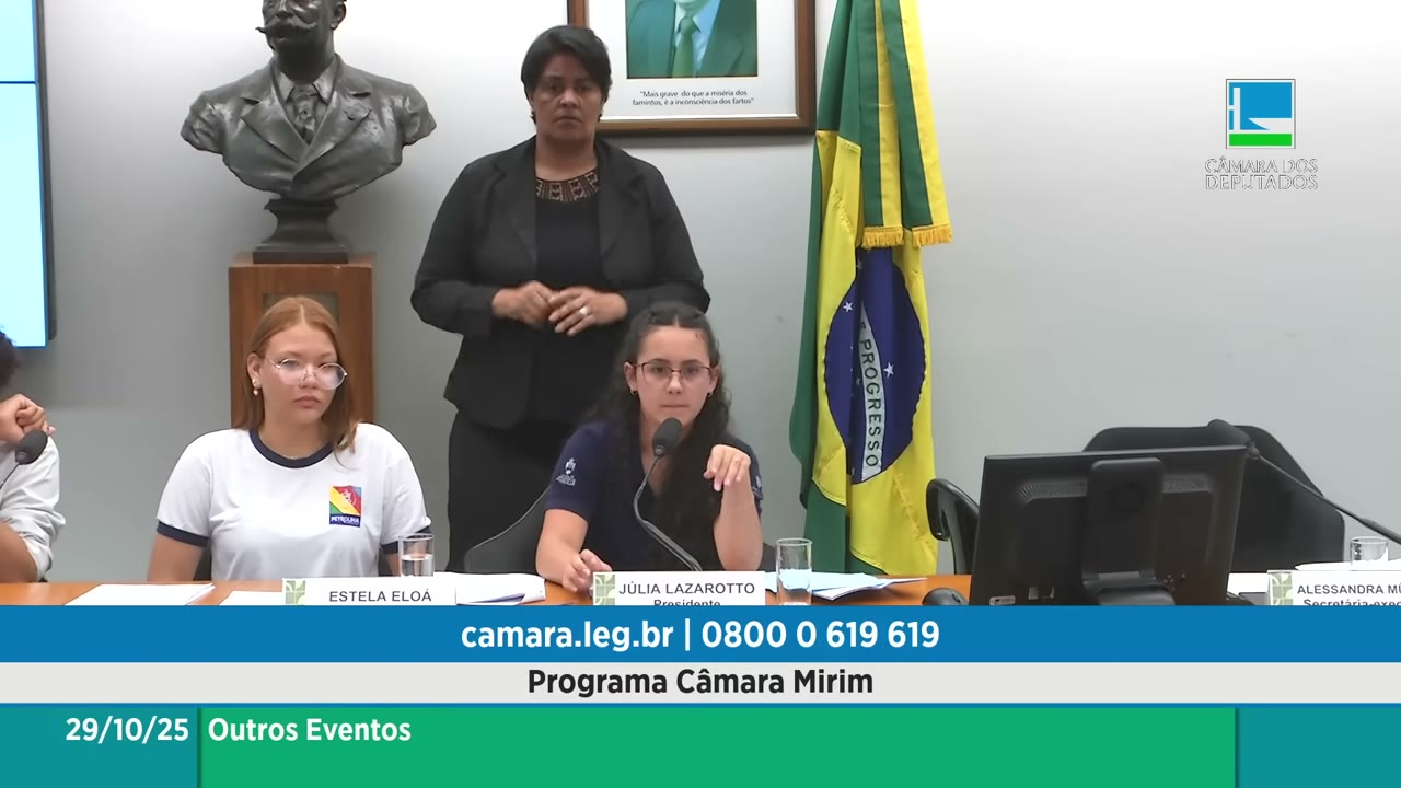Vídeo do evento em 47:03