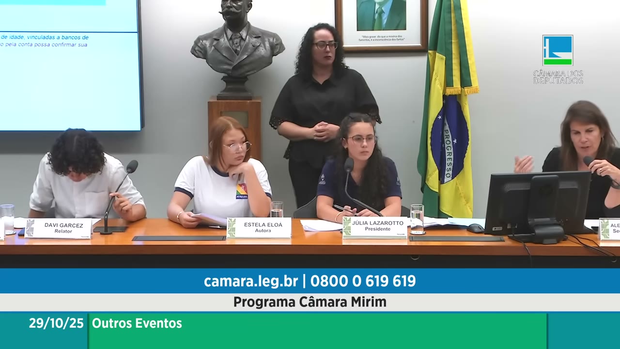 Vídeo do evento em 1:13:20