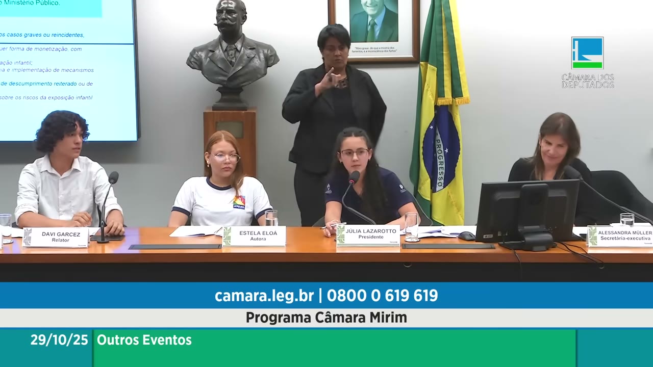 Vídeo do evento em 1:28:53