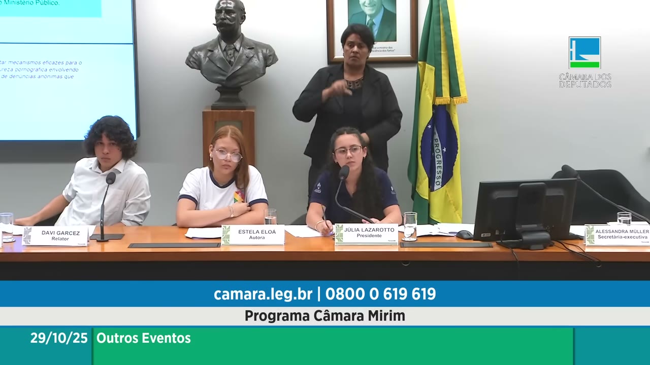 Vídeo do evento em 1:39:38