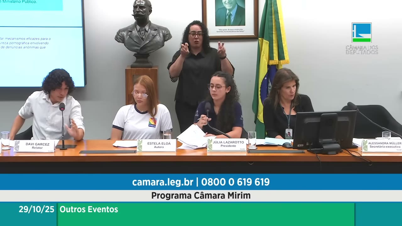 Vídeo do evento em 1:50:45