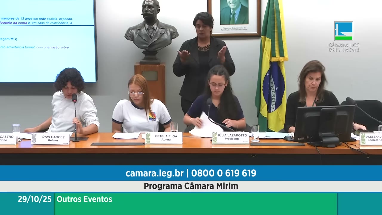 Vídeo do evento em 2:05:17