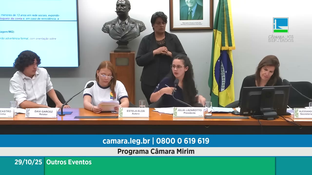 Vídeo do evento em 2:09:02