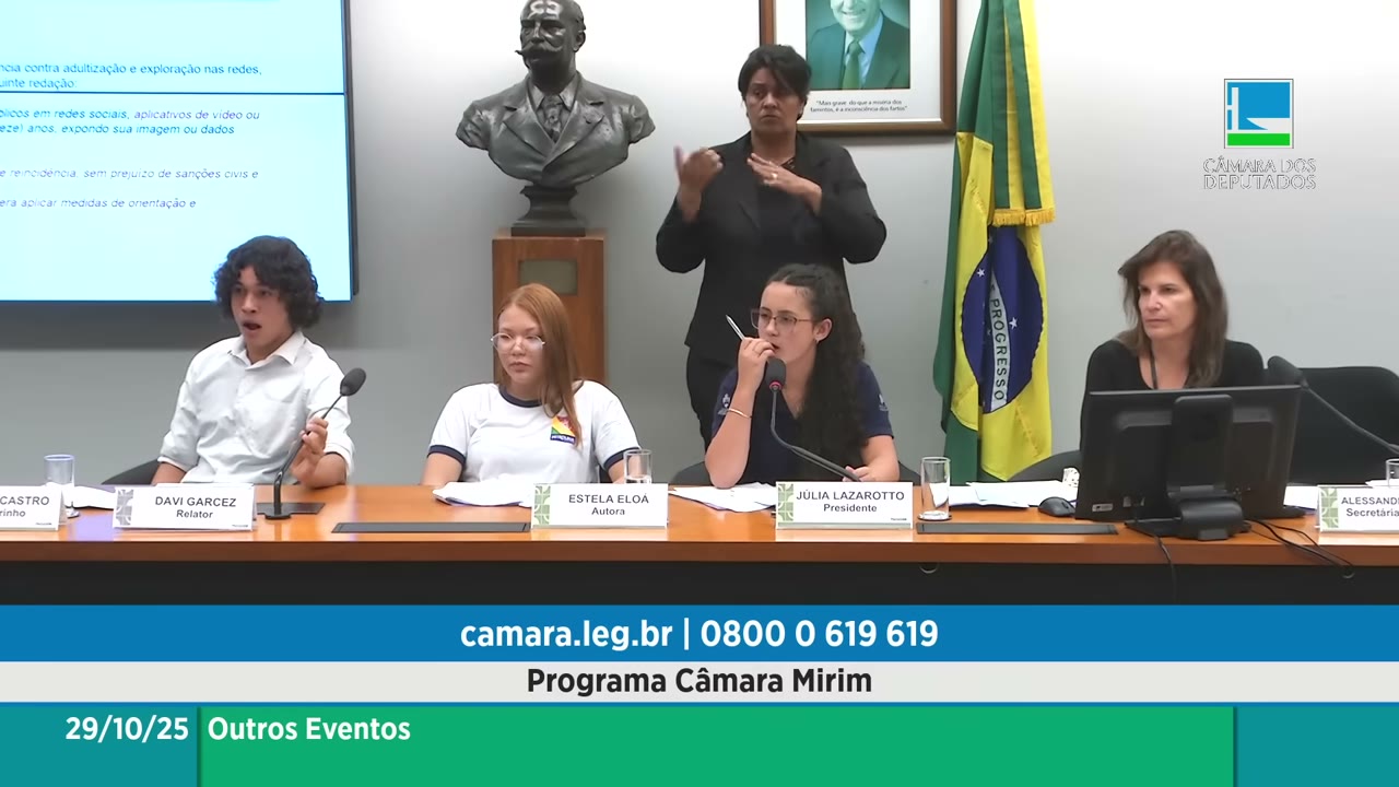 Vídeo do evento em 2:13:30