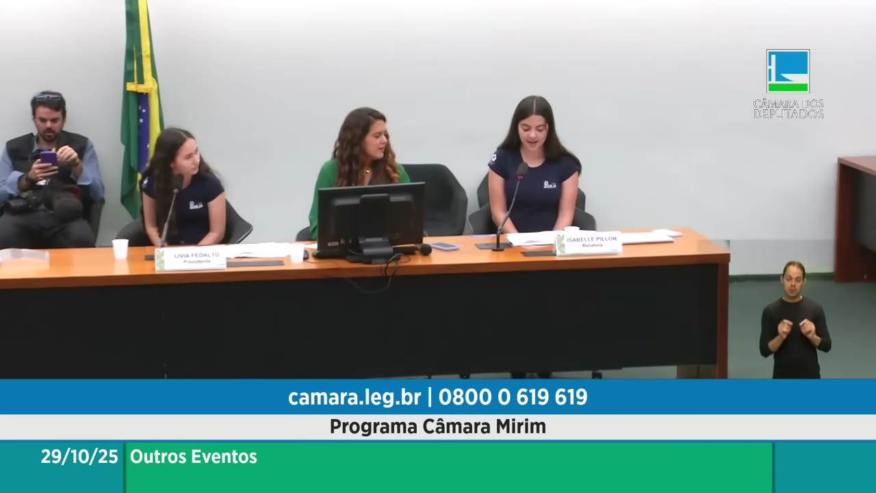 Vídeo do evento em 26:31