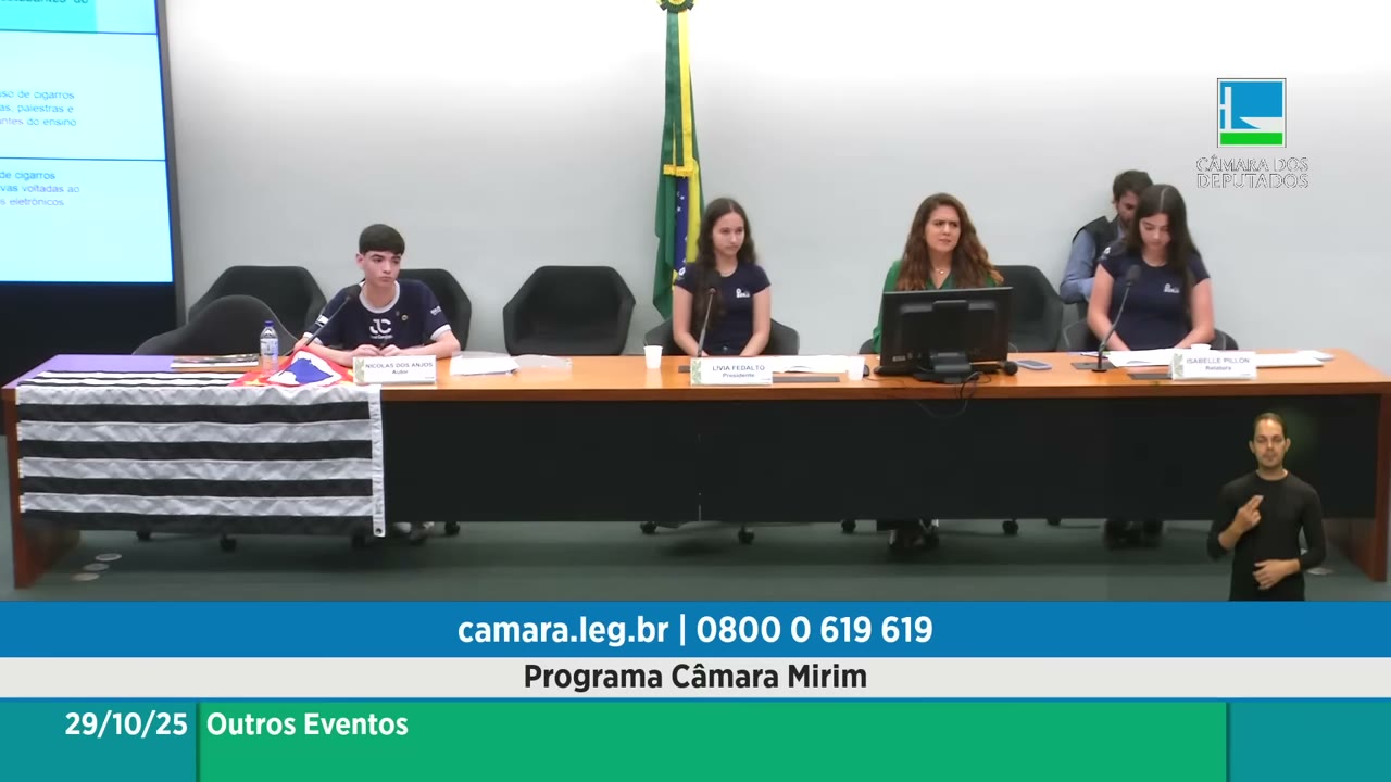 Vídeo do evento em 30:26