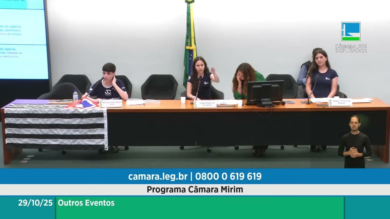 Vídeo do evento em 31:38