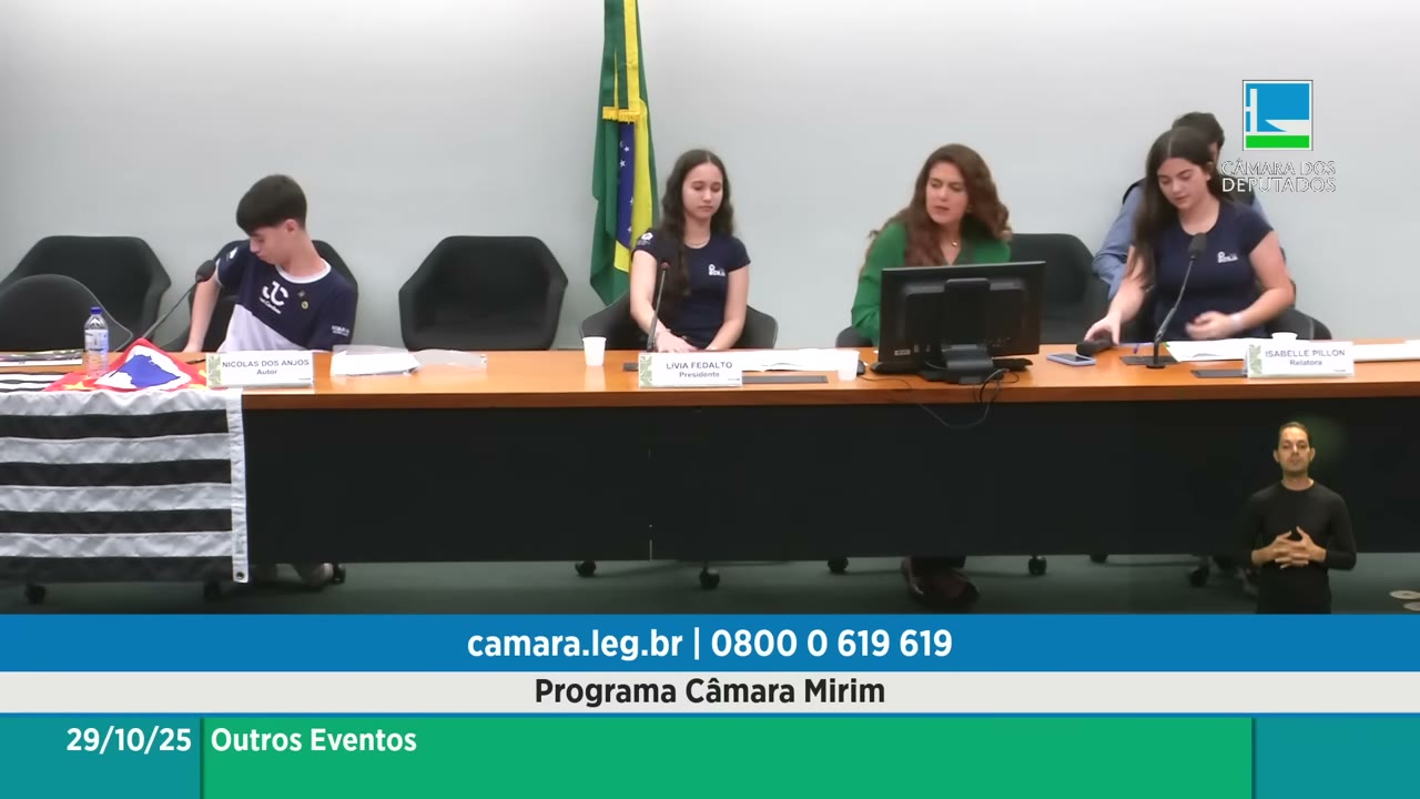 Vídeo do evento em 32:52