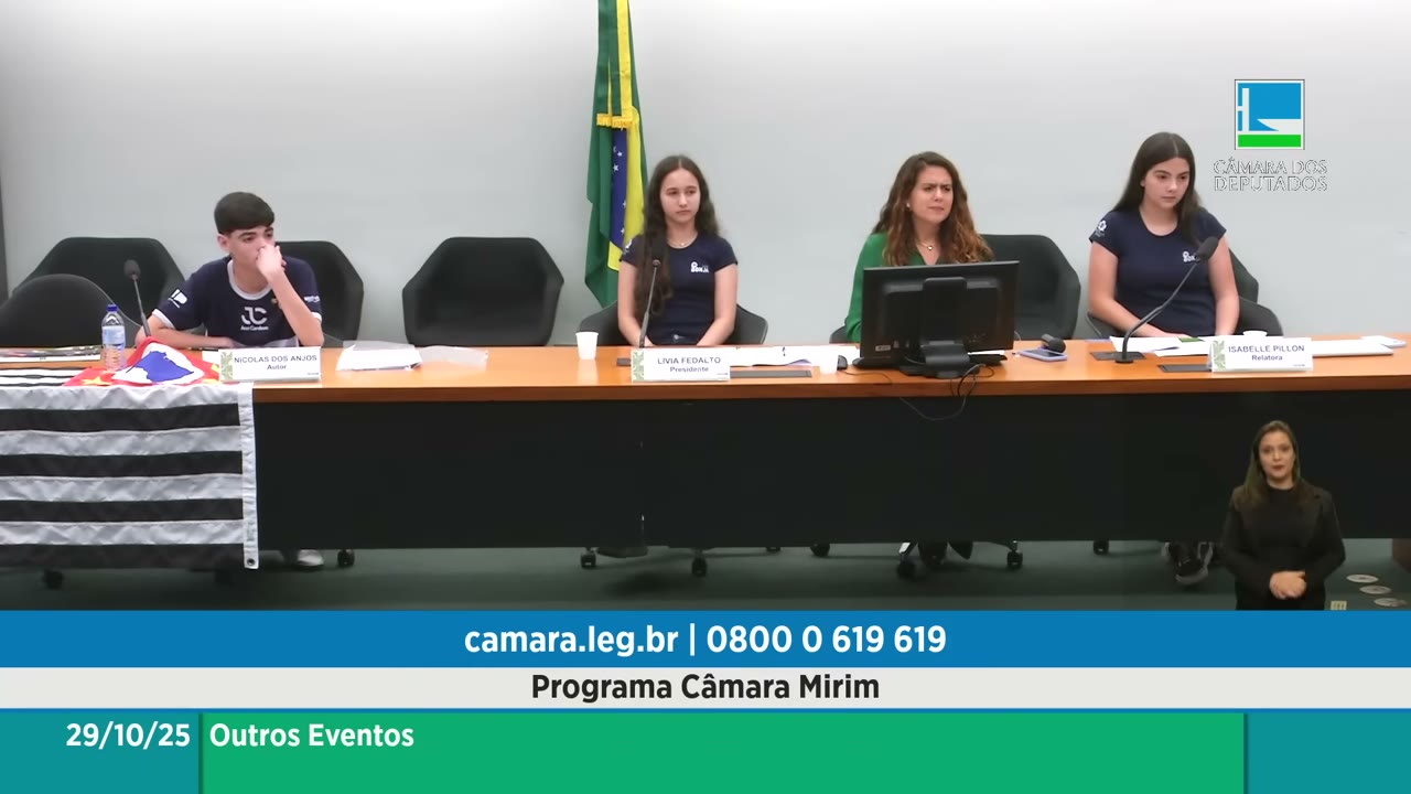 Vídeo do evento em 52:29