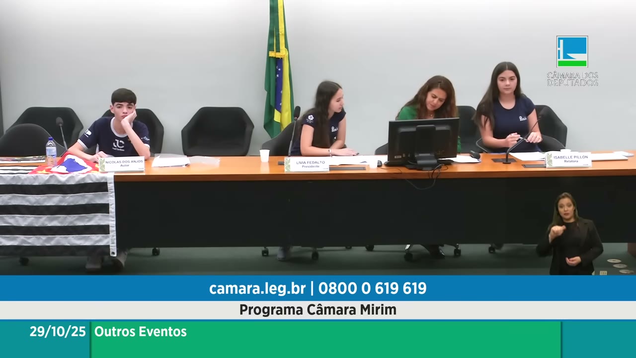 Vídeo do evento em 54:36