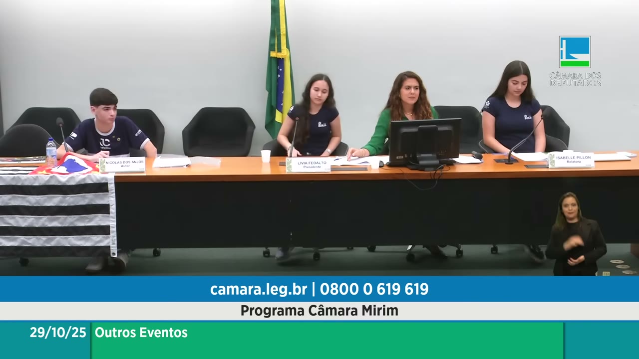 Vídeo do evento em 54:55