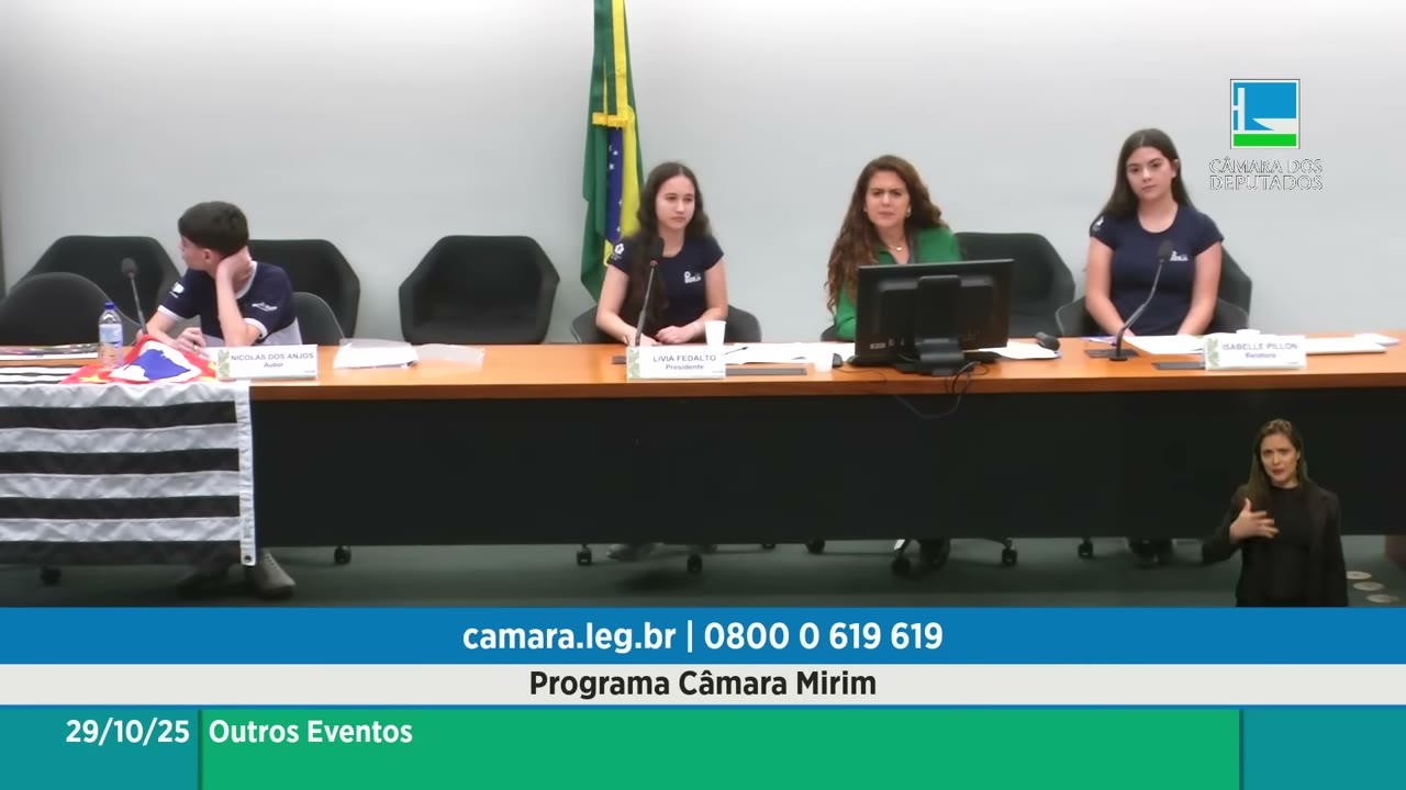 Vídeo do evento em 56:14