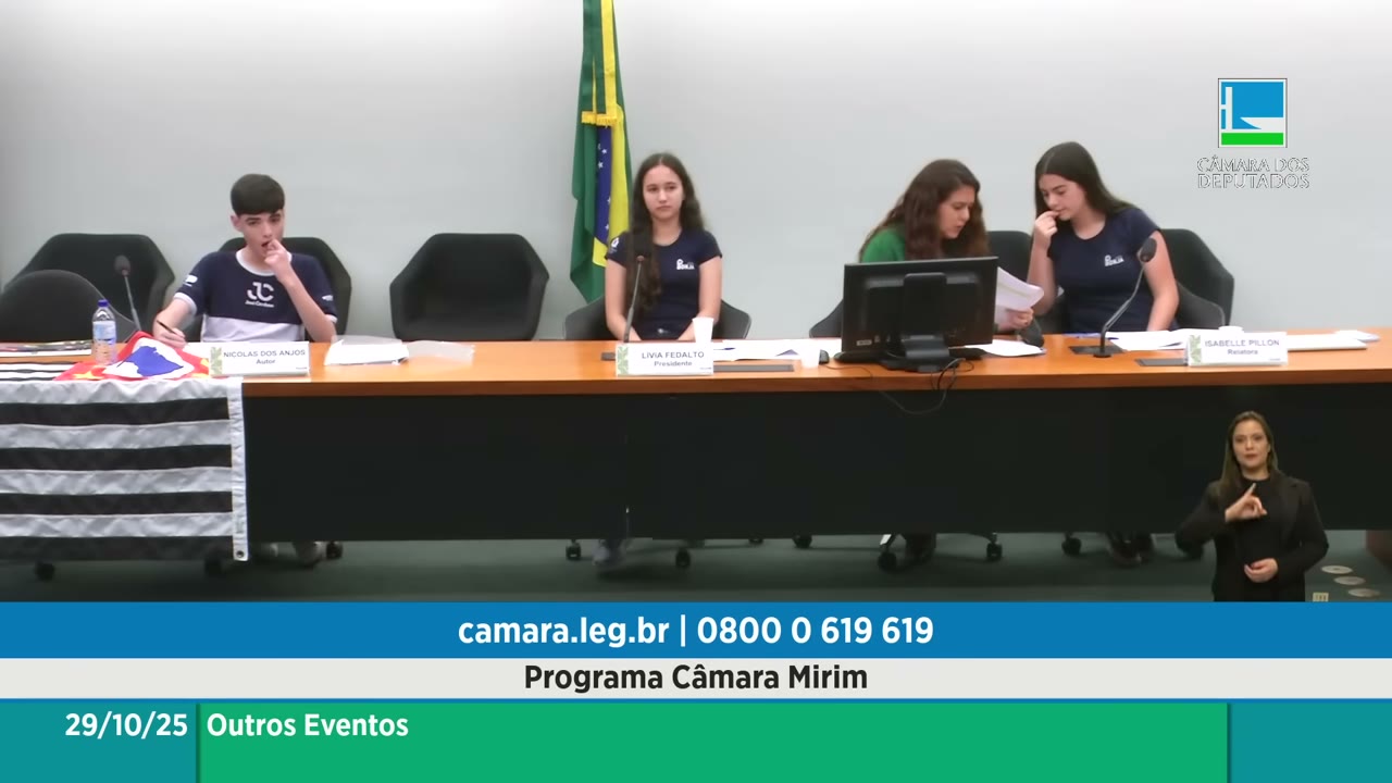 Vídeo do evento em 57:47