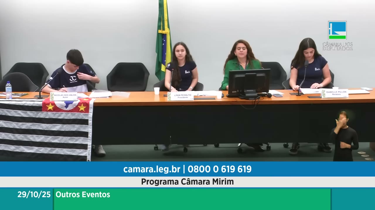 Vídeo do evento em 1:19:17