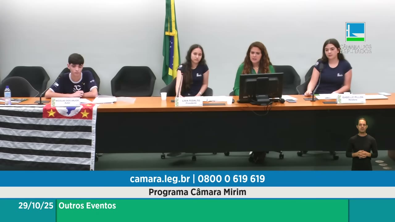 Vídeo do evento em 1:20:26