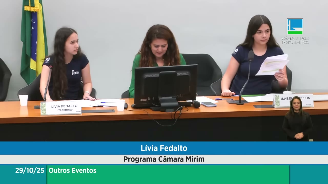 Vídeo do evento em 1:23:30