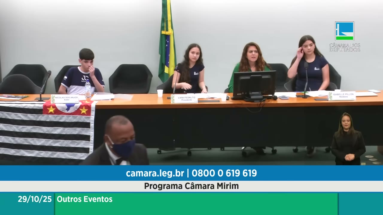 Vídeo do evento em 1:27:21