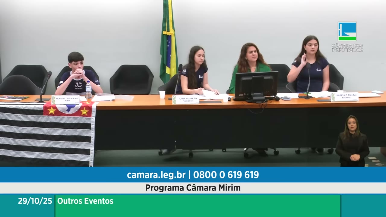 Vídeo do evento em 1:28:19
