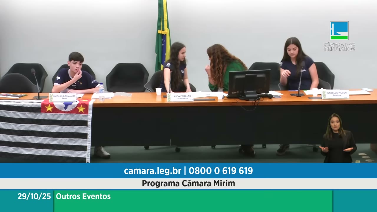 Vídeo do evento em 2:07:29