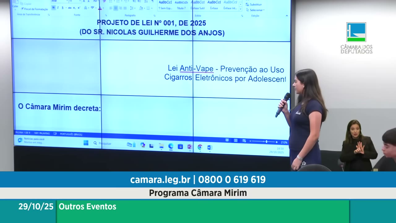 Vídeo do evento em 2:20:28