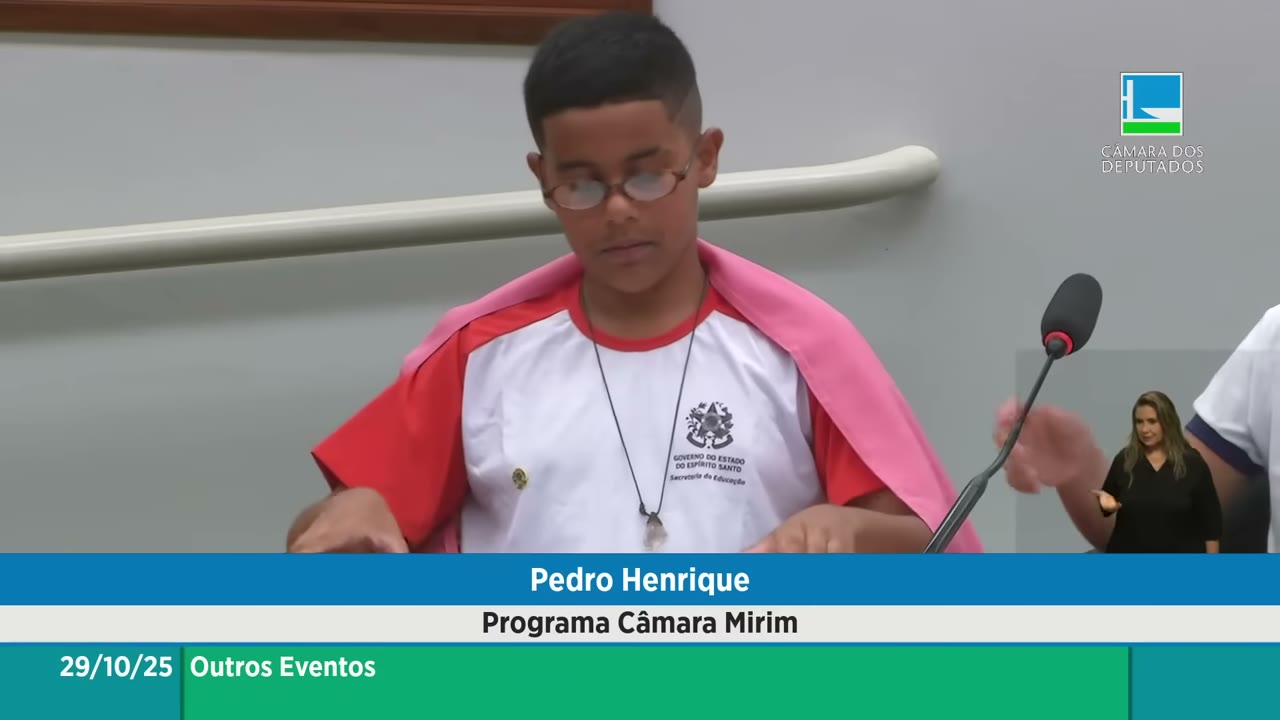Vídeo do evento em 36:23