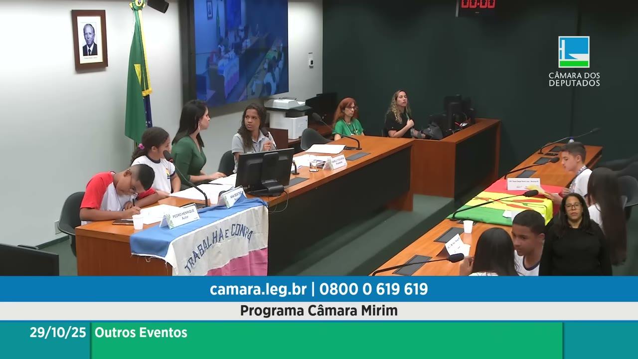 Vídeo do evento em 1:21:25