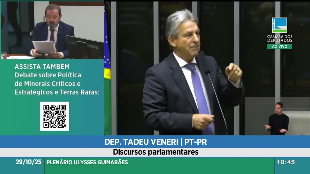 Vídeo do evento em 1:03:13
