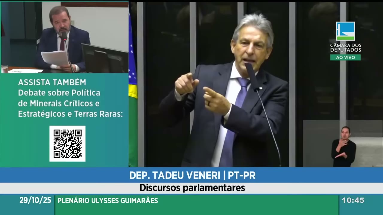 Vídeo do evento em 1:03:26