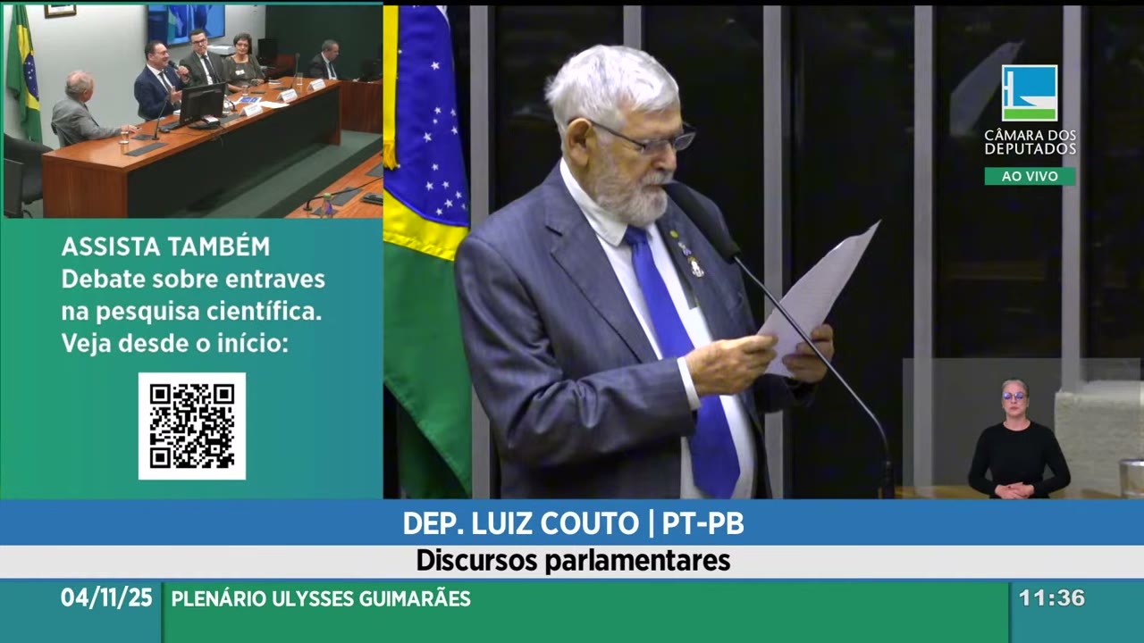 Vídeo do evento em 1:19:45