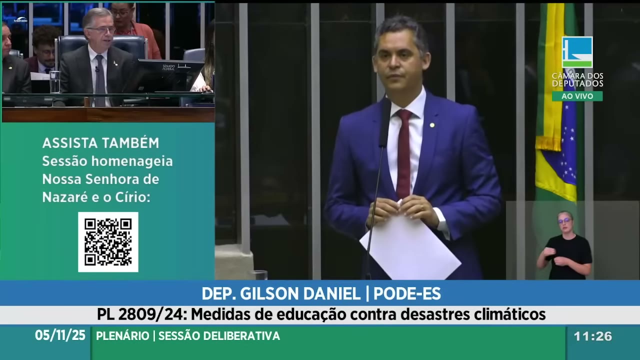 Vídeo do evento em 1:21:54