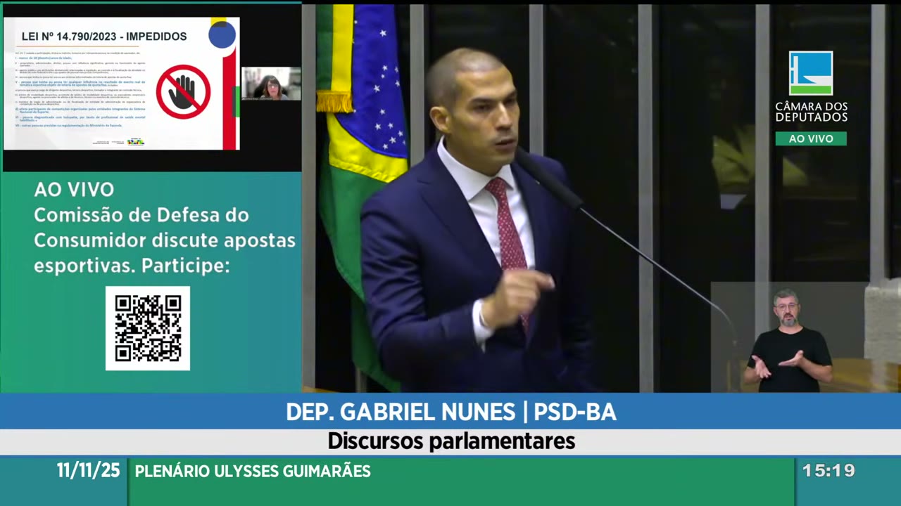 Vídeo do evento em 1:24:05