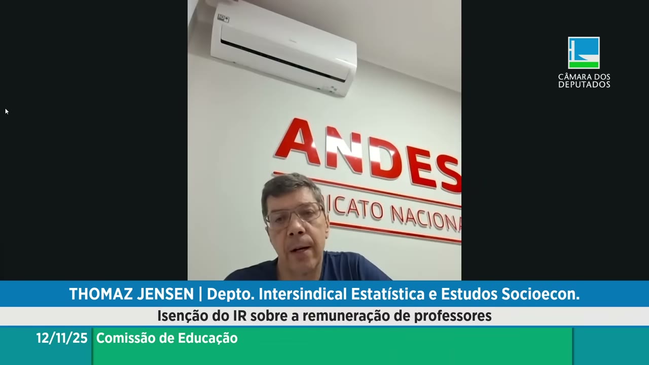 Vídeo do evento em 47:01