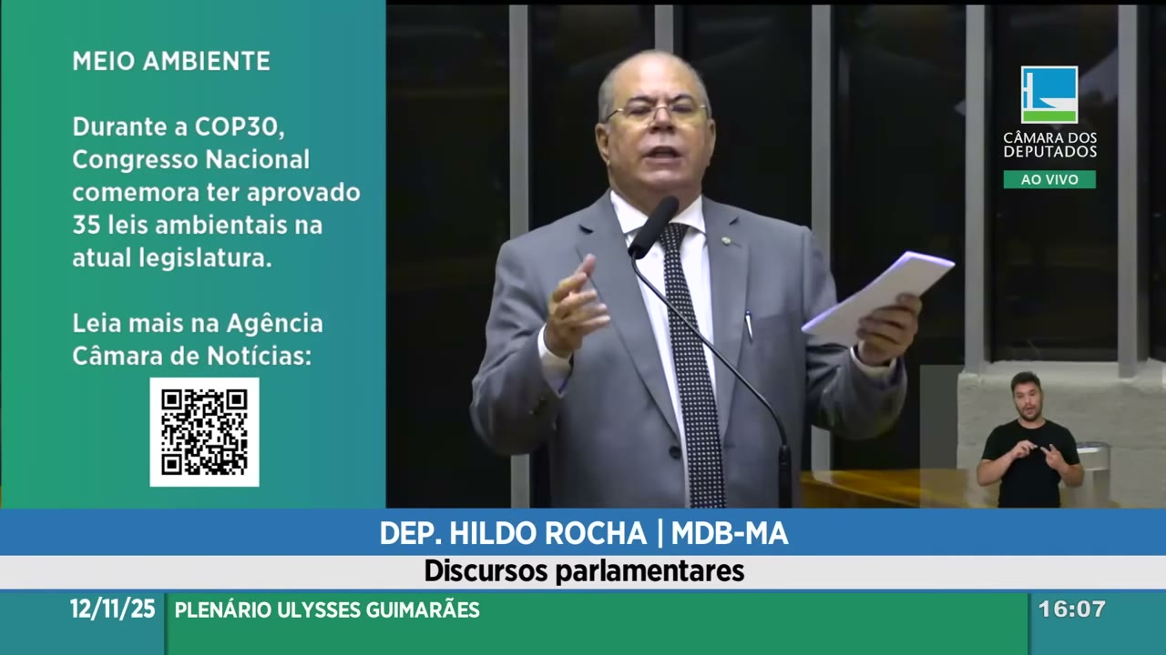 Vídeo do evento em 1:27:05