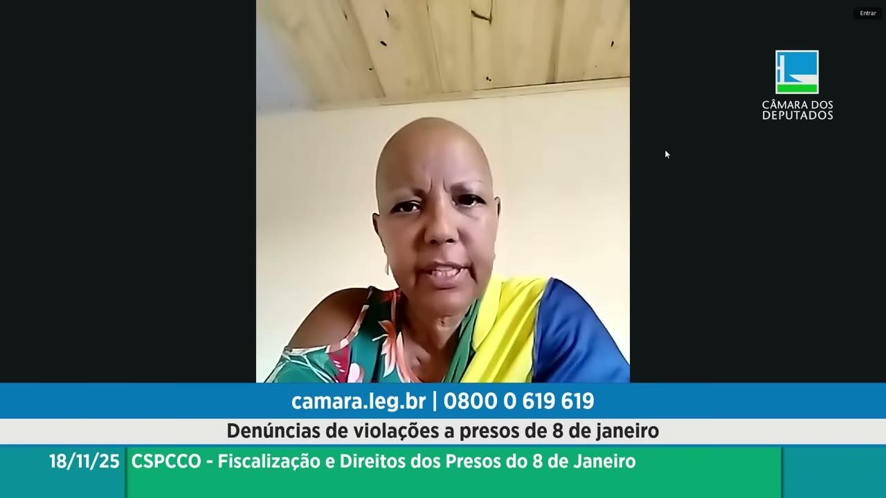 Vídeo do evento em 1:21:20