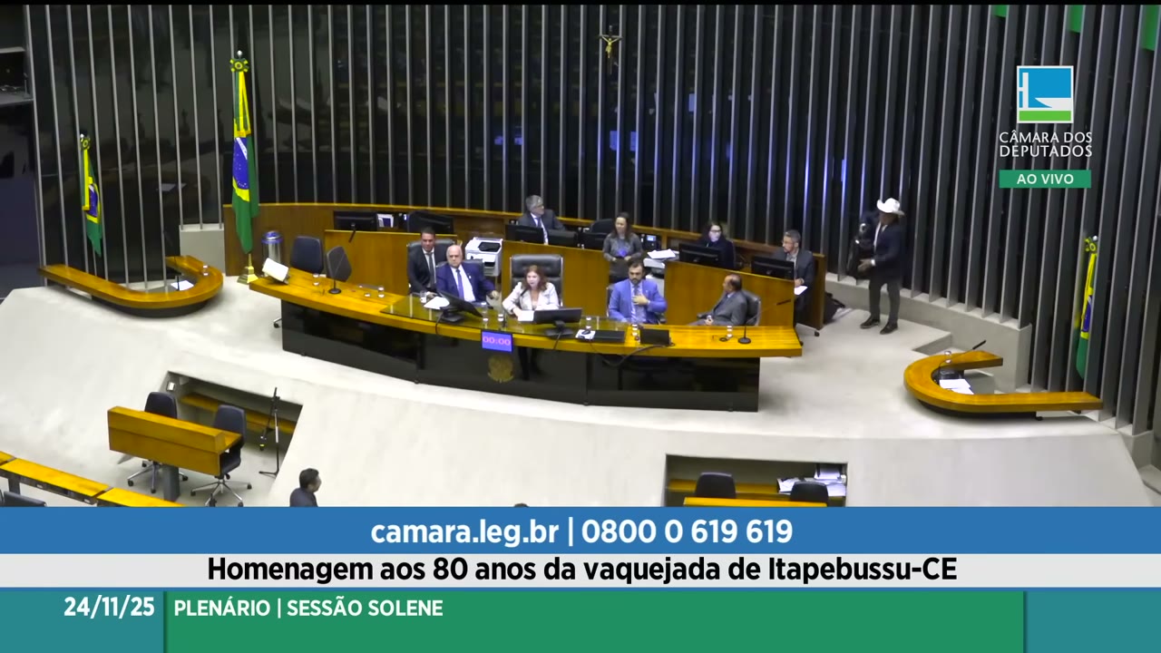 Vídeo do evento em 1:00:54