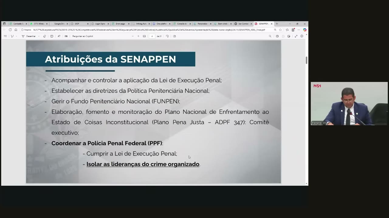 Vídeo do evento em 19:37