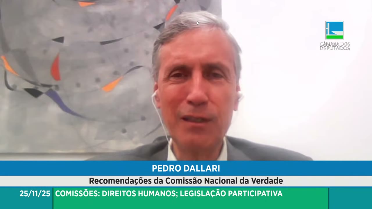 Vídeo do evento em 1:07:06