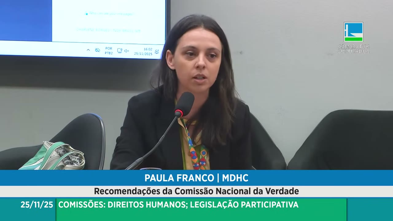 Vídeo do evento em 1:21:51