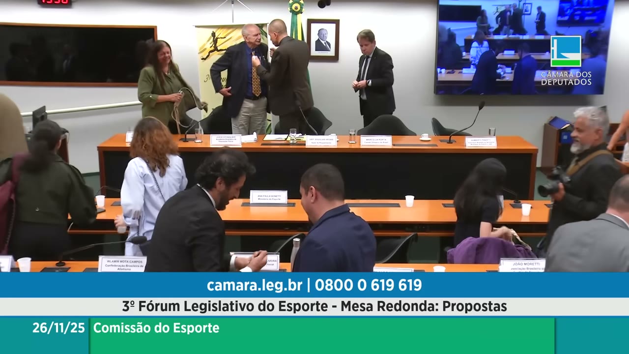 Vídeo do evento em 2:45:23
