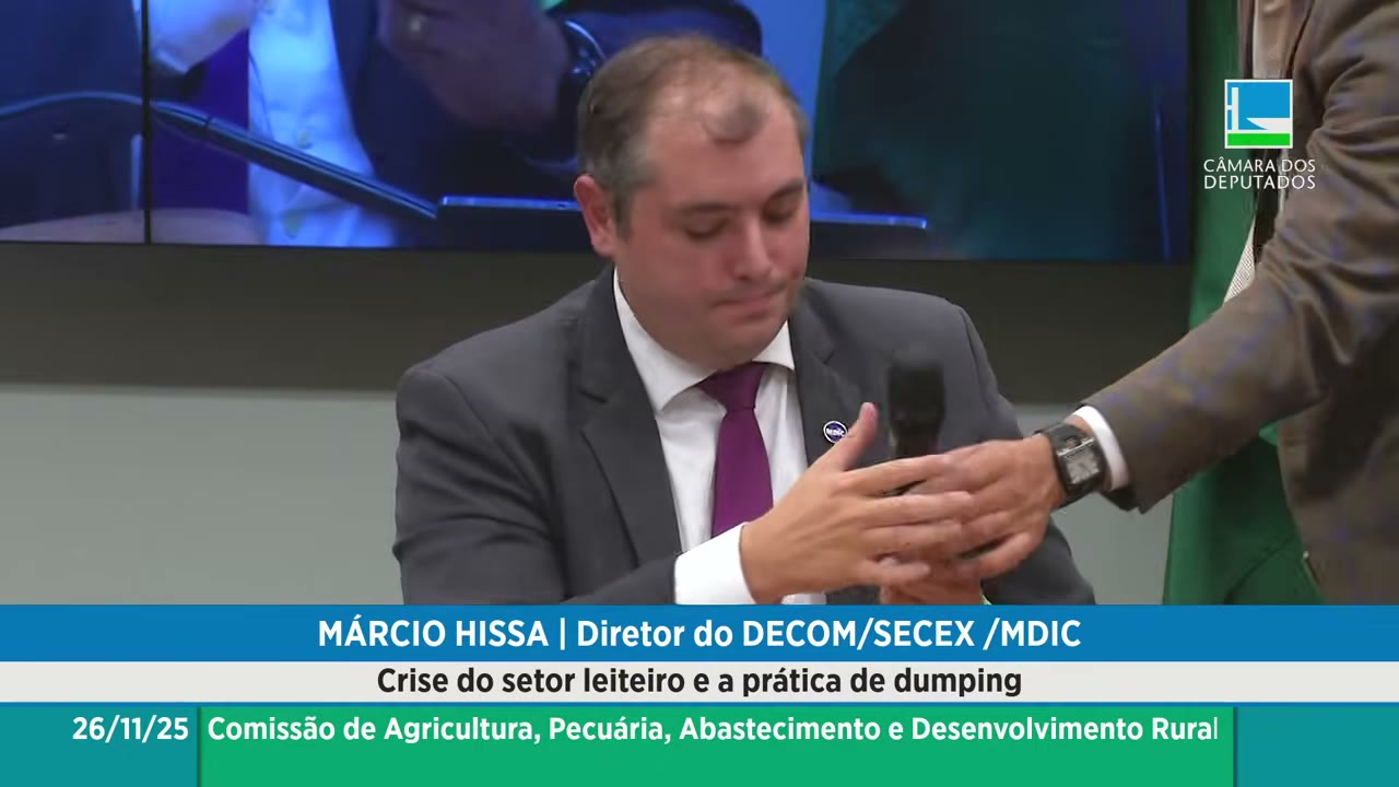Vídeo do evento em 1:05:13