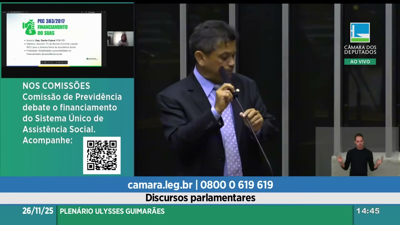 Vídeo do evento em 27:54