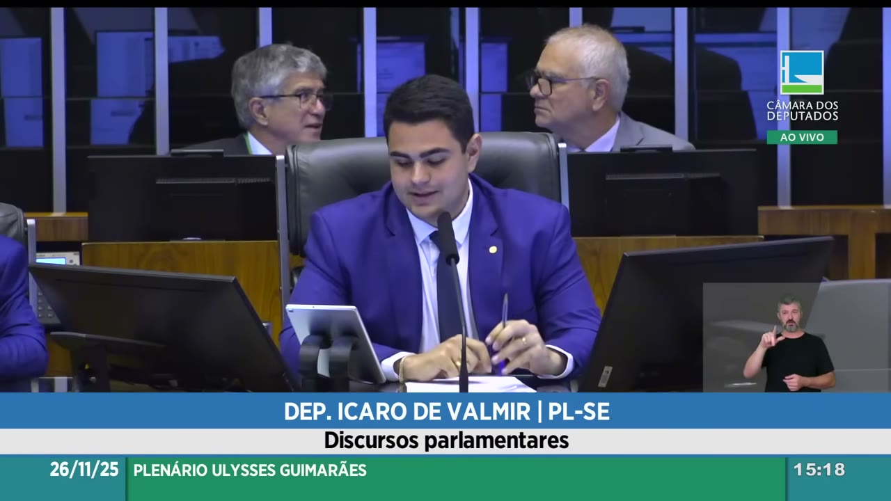 Vídeo do evento em 1:01:25