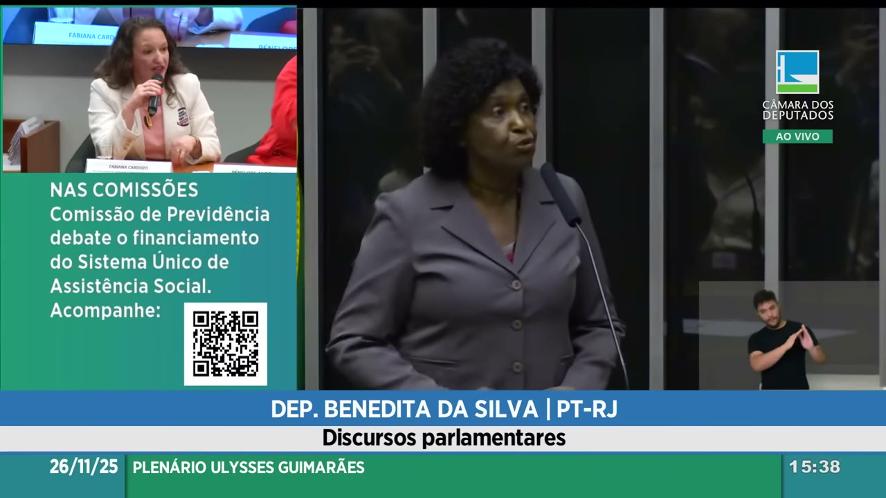 Vídeo do evento em 1:21:07